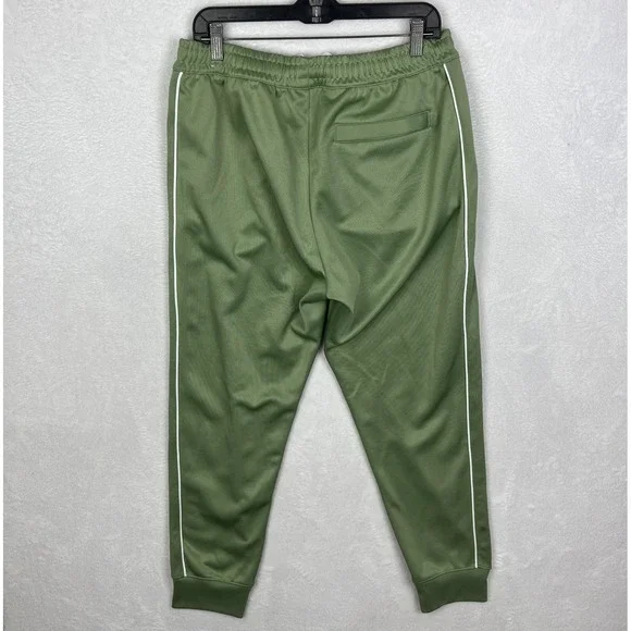 Nike Green Joggers Sweatpants Mens Large Pockets Fleece Gym Training Tech - Picture 5 of 9